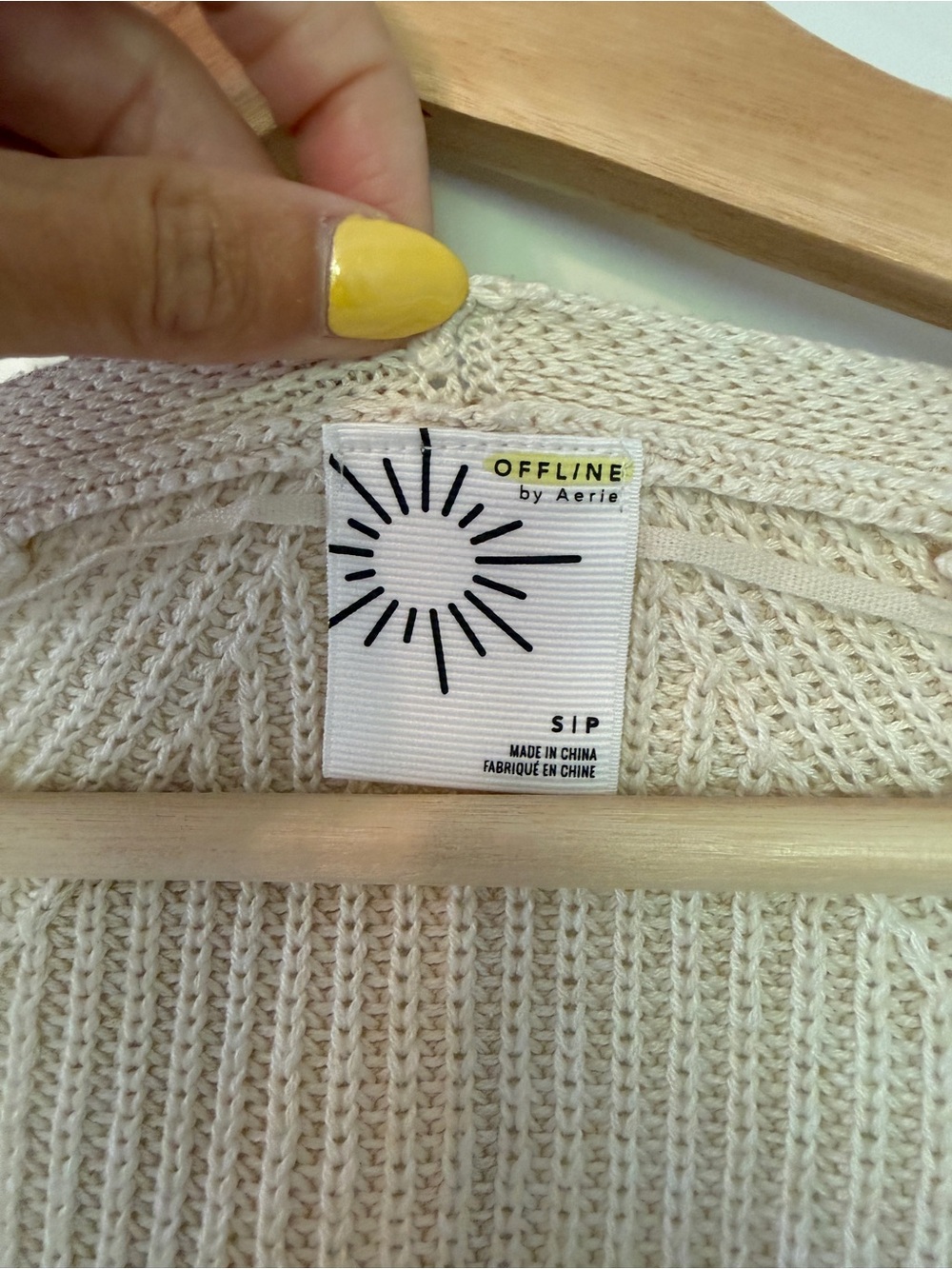aerie Cream Cropped Bolero Shrug - Picture 2 of 3